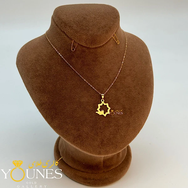 آویز کبوتر هنری طلا لیزری